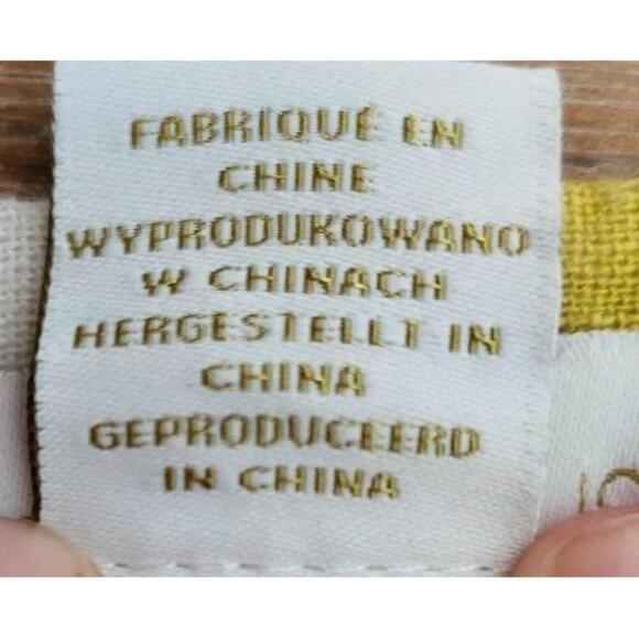 House Of Harlow 1960 Skirt Womens Size Small Yellow Linen Maxi Tiered Boho Chic - Picture 6 of 7